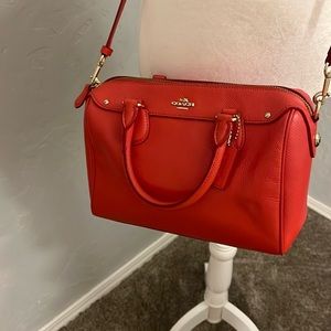 Beautiful Melon Coach Purse